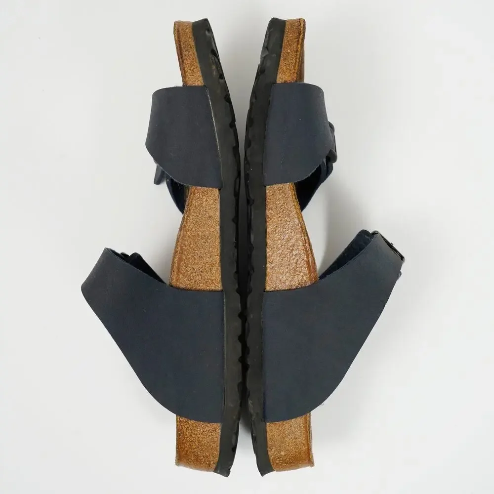 Betula Birkenstock Sandals Grayish-Blue Birko-Flor size W8/M6 Men’s Women’s